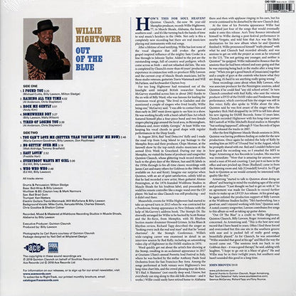Willie Hightower LP - Out Of The Blue