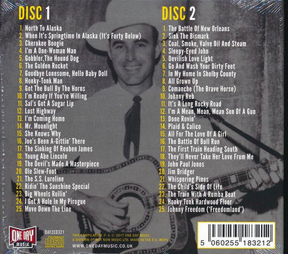 Johnny Horton  CD -  The Best Of Johnny Horton (50 tracks) (2xCD) (deluxe 3 fold digipak)