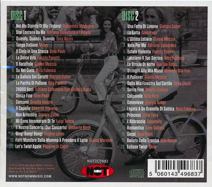 Nina Rosso, Sophia Loren, Domenico Modugno, Etc.  CD -  Italian Hits Of The 60s (40 tracks) (2xCD)