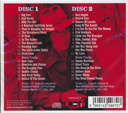 Marty Robbins  CD -  Gunfighter Ballads (35 tracks) (2xCD)