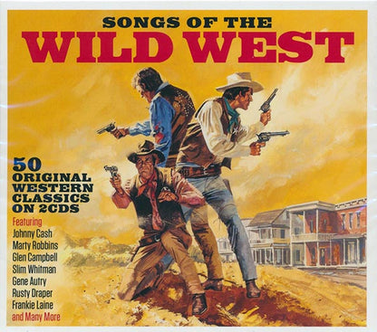 Johnny Cash, Marty Robbins, Slim Whitman, Gene Autry, Etc.  CD -  Songs Of The Wild West (50 tracks) (2xCD)