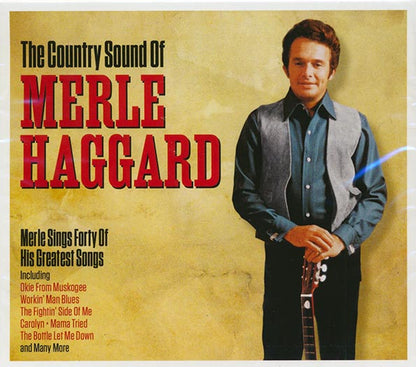 Merle Haggard  CD -  The Country Sounds Of Merle Haggard (40 tracks) (2xCD)