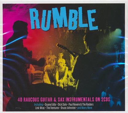 Link Wray, The Surfman, Dick Dale, The Ventures, Etc.  CD -  Rumble: 40 Raucous Guitar & Sax Instrumentals (40 tracks) (2xCD)