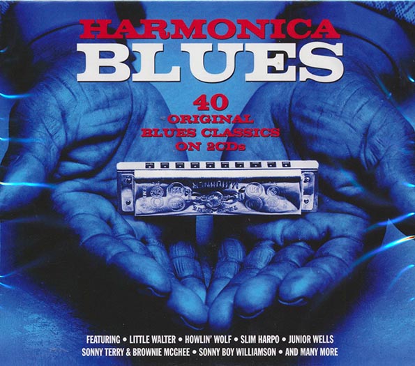 Howlin' Wolf, Slim Harpo, Junior Wells, Etc.  CD -  Harmonica Blues (40 tracks) (2xCD)