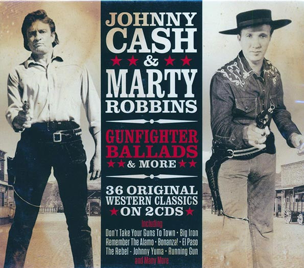 Johnny Cash, Marty Robbins  CD -  Gunfighter Ballads (36 tracks) (2xCD)