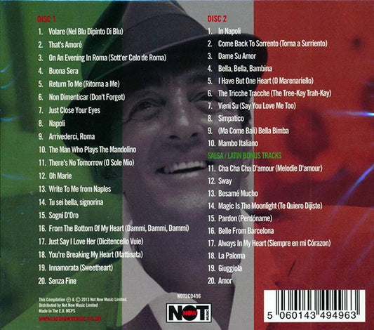 Dean Martin  CD -  Italian Love Songs (40 tracks) (2xCD)