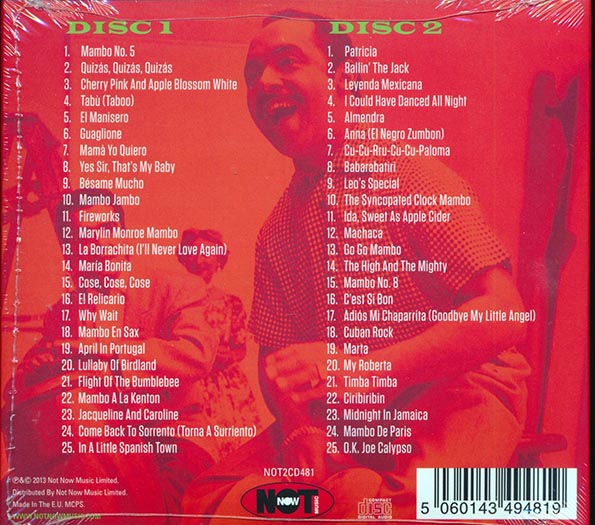 Perez Prado  CD -  King Of Mambo (50 tracks) (2xCD) (deluxe 3 fold digipak)