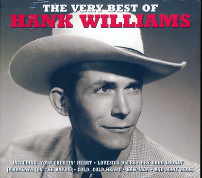 Hank Williams  CD -  The Very Best Of Hank Williams (50 tracks) (2xCD) (deluxe 3 fold digipak)