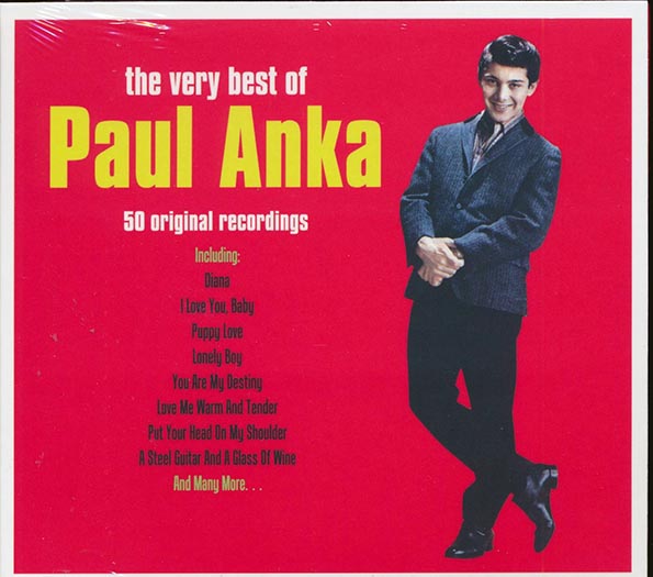 Paul Anka  CD -  The Very Best Of Paul Anka (50 tracks) (2xCD) (deluxe 3 fold digipak)