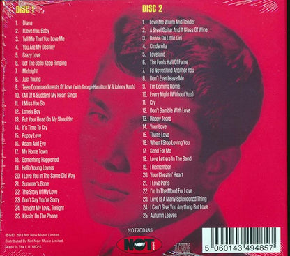 Paul Anka  CD -  The Very Best Of Paul Anka (50 tracks) (2xCD) (deluxe 3 fold digipak)