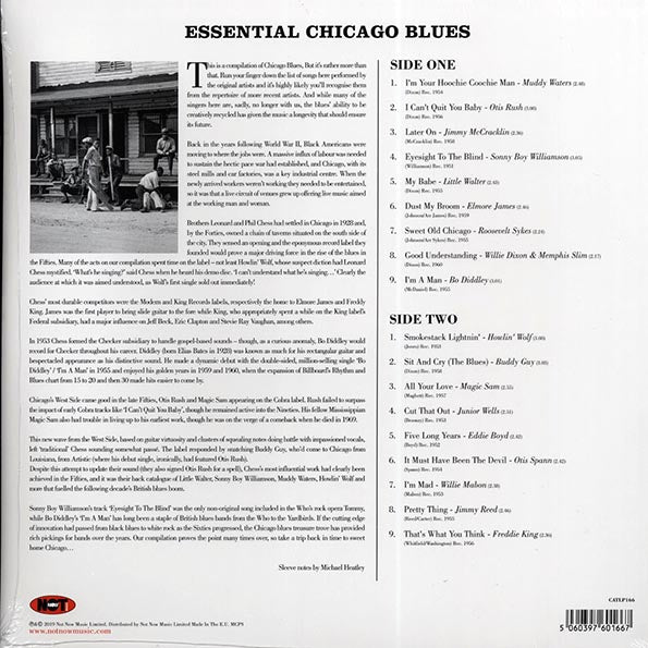 Muddy Waters, Buddy Guy, Freddy King, Etc.  LP -  Essential Chicago Blues (180g)