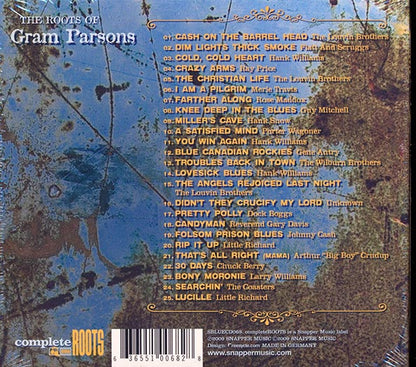 Flatt & Scruggs, The Louvin Brothers, Merle Travis, Etc.  CD -  The Roots Of Gram Parsons (25 tracks)