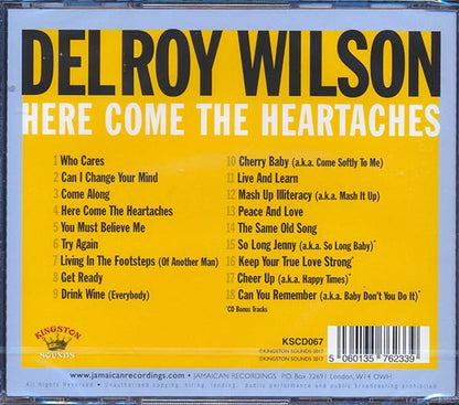 Delroy Wilson  CD -  Here Comes The Heartaches