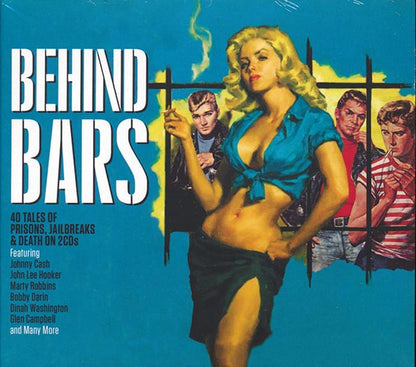 Johnny Cash, Lee Hazlewood, Marty Robbins, Etc.  CD -  Behind Bars: 40 Tales Of Prisons, Jailbreaks & Death (40 tracks) (2xCD) (deluxe 3 fold digipak)