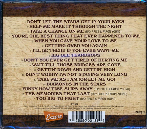 Ray Price  CD -  Don't Let The Stars Get In Your Eyes: 17 Massive Tracks (remastered)