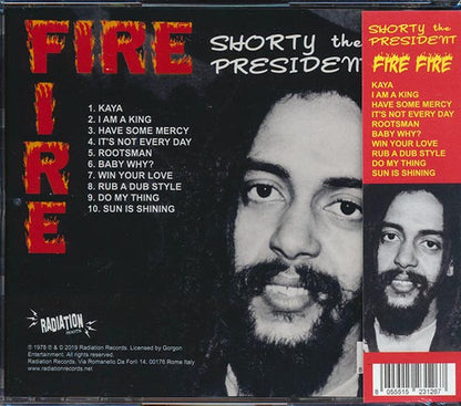 Shorty The President  CD -  Fire Fire (ltd. ed.)