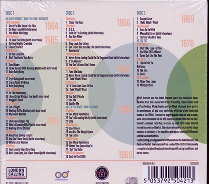 Cliff Bennett  CD -  Live On Air 1964 1970 (69 tracks) (3xCD) (incl. large booklet) (deluxe 4fold digipak) (remastered)