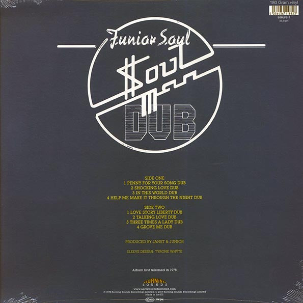 Junior Soul  LP -  Soul Man Dub (180g)