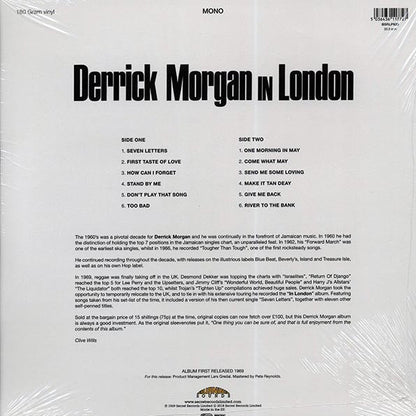 Derrick Morgan  LP -  In London (180g)