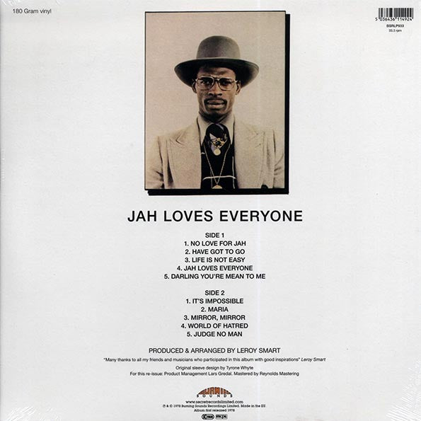 Leroy Smart  LP -  Jah Loves Everyone (180g)