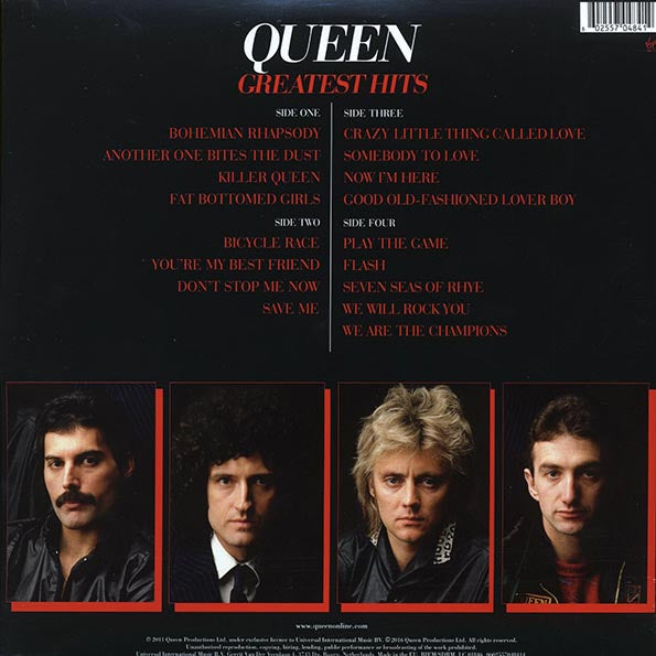 Queen  LP -  Greatest Hits (stereo) (2xLP) (incl. mp3) (180g) (remastered)