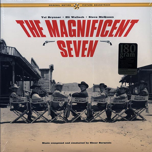 Elmer Bernstein  LP -  The Magnificent Seven: Original Motion Picture Soundtrack (22 tracks) (DMM) (ltd. ed.) (2xLP) (180g) (HighDef VV)
