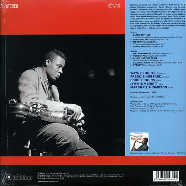 Wayne Shorter  LP -  Wayning Moments (+ 2 bonus tracks) (ltd. ed.) (180g) (HighDef VV)