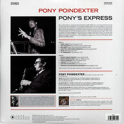 Pony Poindexter  LP -  Pony's Express (+ 2 bonus tracks) (ltd. ed.) (180g) (HighDef VV)