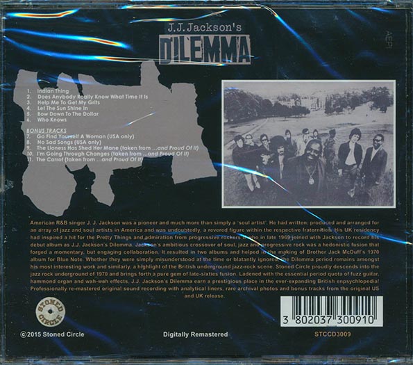 JJ Jackson's Dilemma  CD -  JJ Jackson's Dilemma (+ 6 bonus tracks) (remastered)
