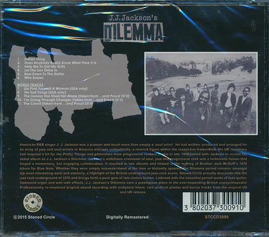 JJ Jackson's Dilemma  CD -  JJ Jackson's Dilemma (+ 6 bonus tracks) (remastered)
