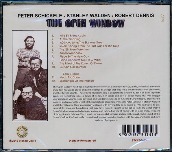 The Open Window  CD -  The Open Window (+ 3 bonus tracks) (incl. 8 page booklet) (remastered)