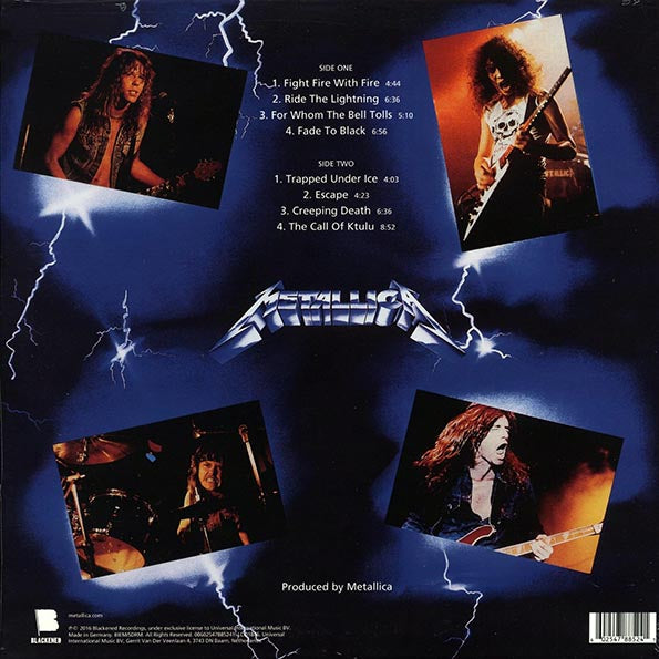 Metallica  LP -  Ride The Lightning (incl. mp3) (remastered)