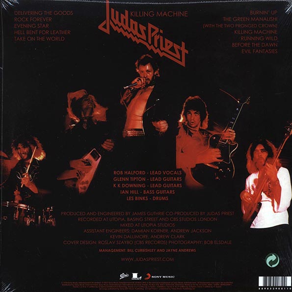 Judas Priest  LP -  Killing Machine (incl. mp3) (180g)