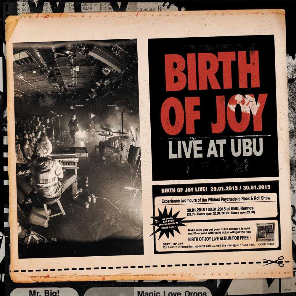 Birth Of Joy LP - Live At Ubu | Buy Now For 47.99