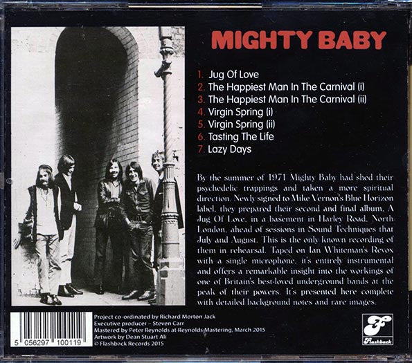 Mighty Baby  CD -  Slipstreams (remastered)