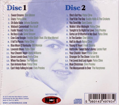 Patsy Cline, Don Gibson, Roy Acuff, Gene Vincent, Etc.  CD -  Sweet Dreams: Classic Tracks By Patsy Cline And Many Others As Featured In The Original Motion Picture (30 tracks) (2xCD)