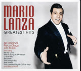 Mario Lanza  CD -  Greatest Hits: 60 Original Recordings (60 tracks) (3xCD) (deluxe 3 fold digipak)