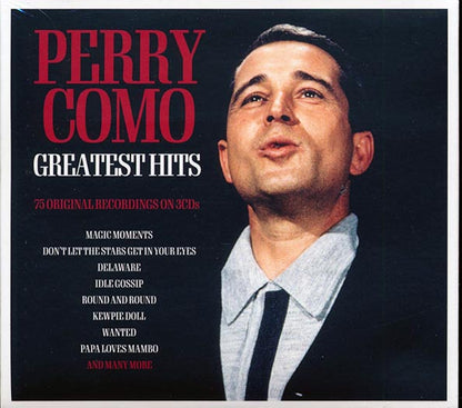 Perry Como  CD -  Greatest Hits (75 tracks) (3xCD) (deluxe 4 fold digipak)