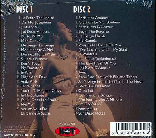 Josephine Baker  CD -  The Very Best Of Josephine Baker (40 tracks) (2xCD) (deluxe 3 fold digipak)