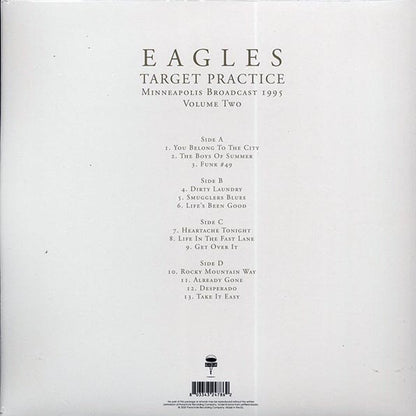 Eagles  LP -  Target Practice Volume 2: Minneapolis Broadcast 1995 (ltd. ed.) (2xLP)