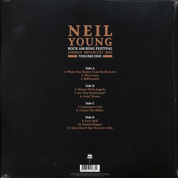 Neil Young  LP -  Rock Am Ring Festival Volume 1: German Broadcast 2002 (2xLP)