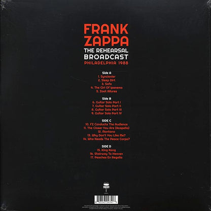 Frank Zappa  LP -  The Rehearsal Broadcast: Philadelphia 1988 (2xLP)