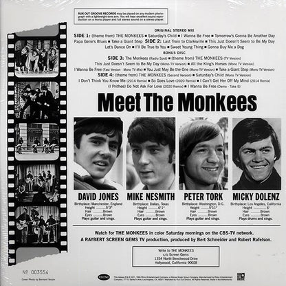 The Monkees  LP -  The Monkees (26 tracks) (+ 15 bonus tracks) (numbered ltd.ed.) (180g) (deluxe edition)