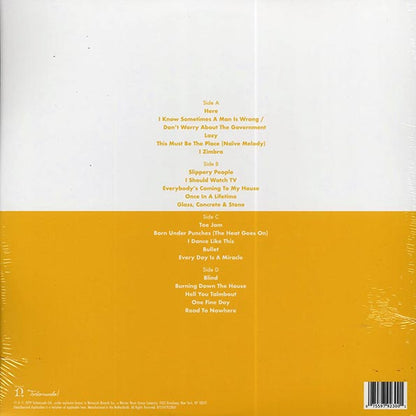 David Byrne  LP -  David Byrne American Utopia Broadway Original Cast Recording (2xLP)