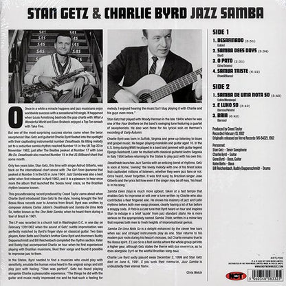 Stan Getz, Charlie Byrd  LP -  Jazz Samba (180g)