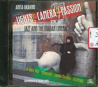 Anita Gravine  CD -  Lights! Camera! Passion!: Jazz And The Italian Cinema