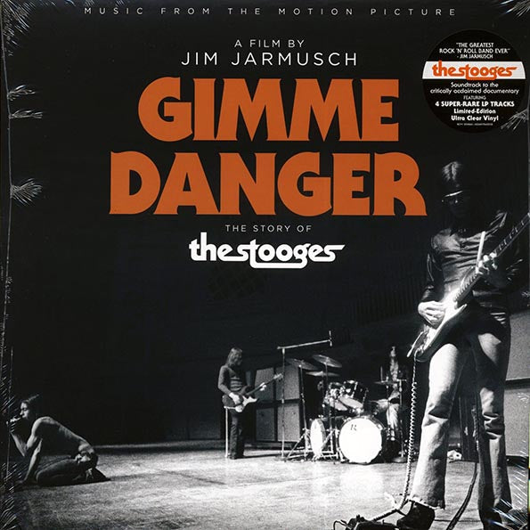 The Stooges  LP -  Gimme Danger: Music From The Motion Picture (ltd. ed.) (clear vinyl)