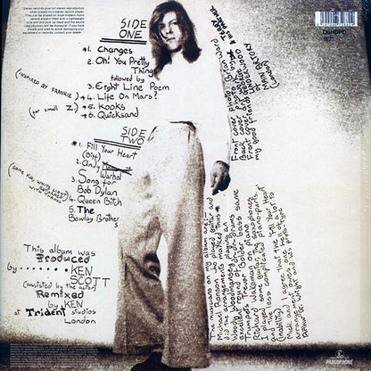 David Bowie  LP -  Hunky Dory (75th Anniv. Ed.) (diecut jacket) (ltd. ed.) (remastered) (picture disc)