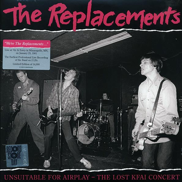 The Replacements  LP -  Unsuitable For Airplay: The Lost KFAI Concert (RSD 2022) (ltd. ed.) (2xLP)