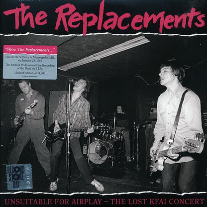 The Replacements  LP -  Unsuitable For Airplay: The Lost KFAI Concert (RSD 2022) (ltd. ed.) (2xLP)